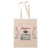 Tote Bag - PLANETEE - Joséphine the Most Beautiful - Natural Jute - Printed In France - Sturdy Handles