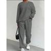 Women's clothing, thread, jacquard, long pants, casual, two-piece set, suit, women's