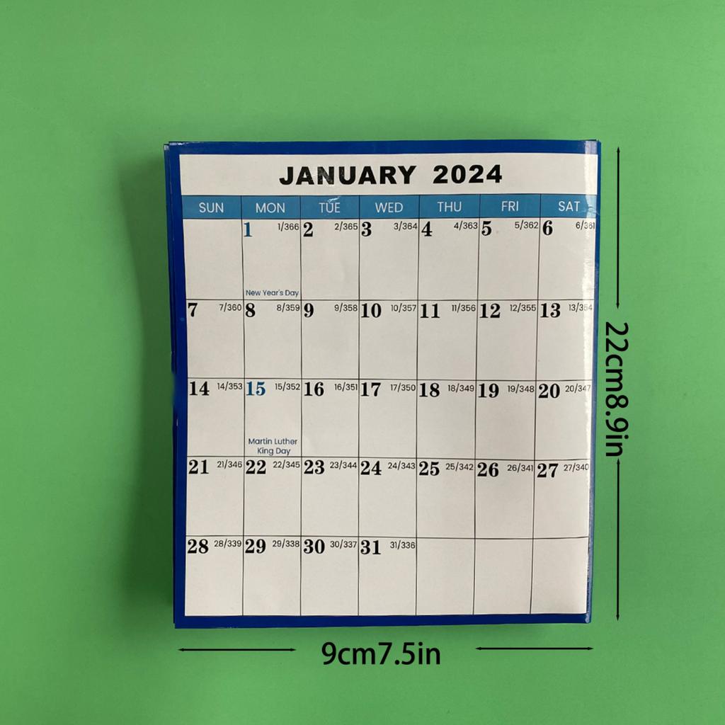 Calendar Wall Hanging Classic Design Functional Wall Calendar 5ml