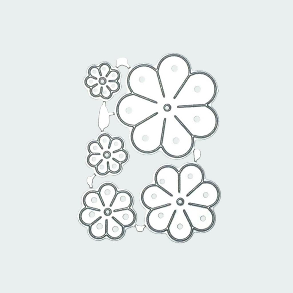 Flowers Metal Cutting Dies Stencil DIY Scrapbook Album Paper Card Template Mold