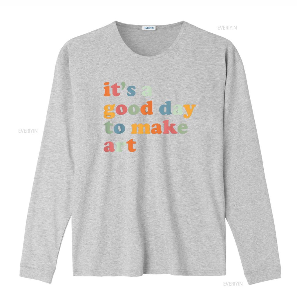 It s A Good Day To Make Some Art Artist Teacher T Shirt vintage Washed Comfortable Soft Casual Stylish Stretched Breathable