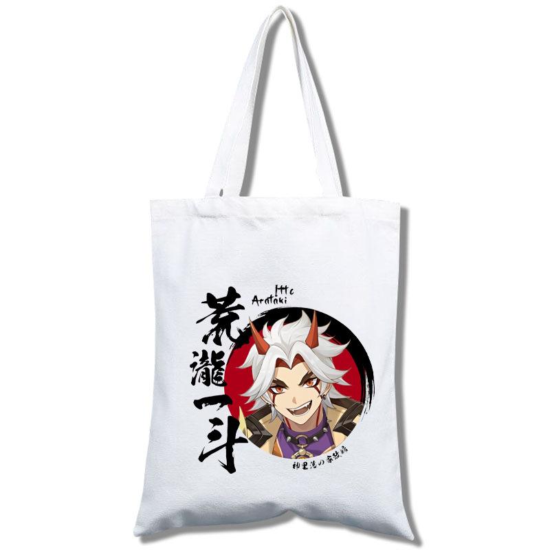 Anime Genshin Impact Canvas Bag Tote Bag