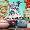 18CM Hatsune Miku Modern China National Style Panda PVC Figurine Collectable Anime Action Figure Model Plaything Desktop Ornament GIft