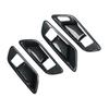For Toyota Crown -2025 Carbon Fiber Car Inner Door Handle Bowl Cover Trim 4X