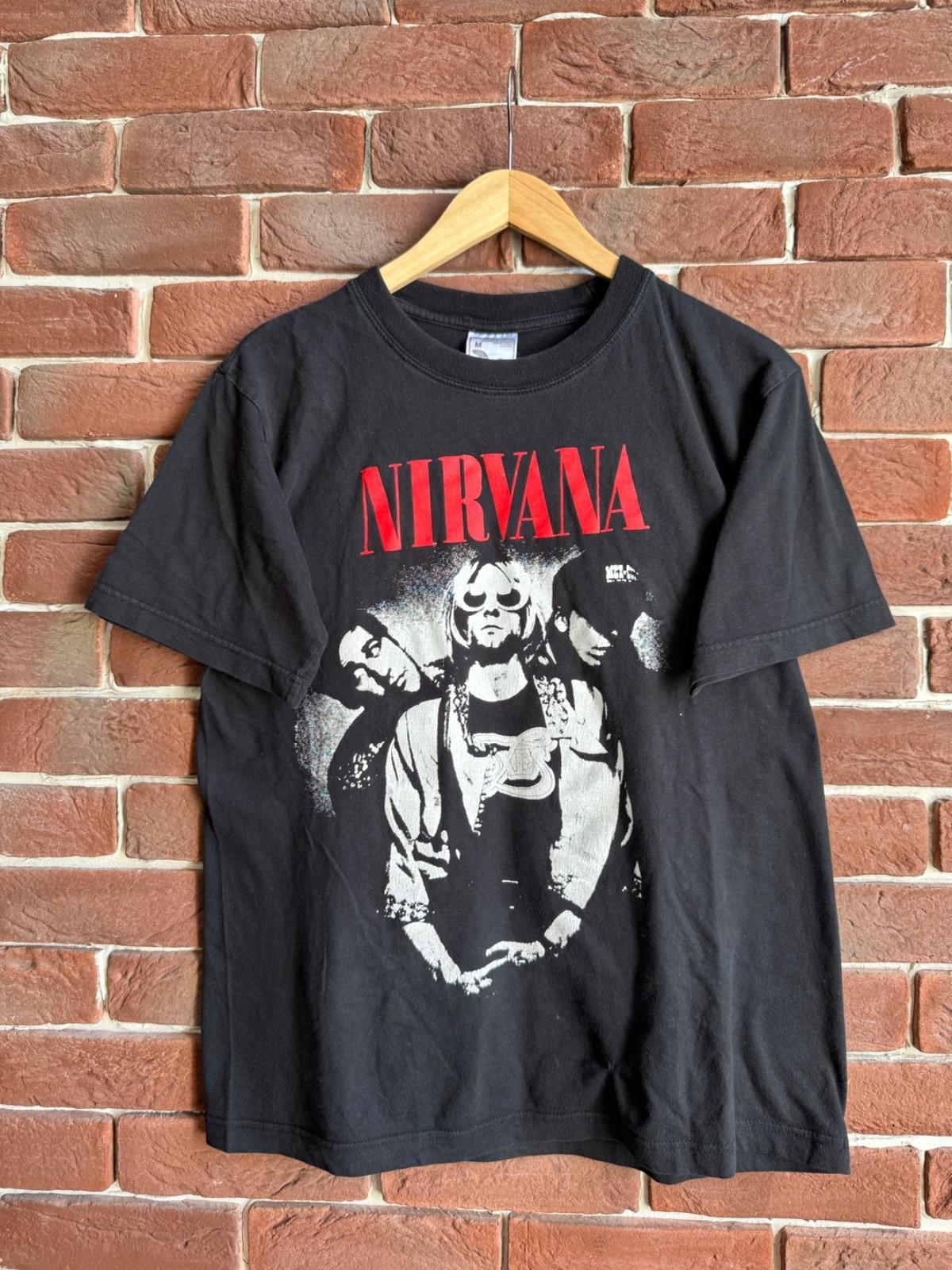 Vintage 90s Nirvana Kurt Cobain Grunge Band Tshirt Grail M Unisex T-Shirt XXXL