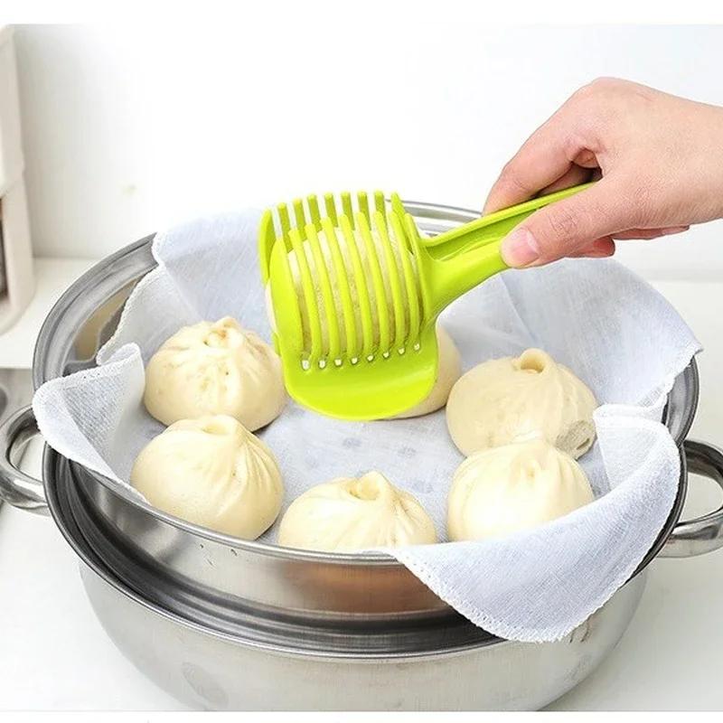 Handlicher Tomatenschneider Brotklemme Obst Gemüseschneiden Zitronenreibe Kartoffel Apfel Gadget Küchenzubehör Küchengeschirr