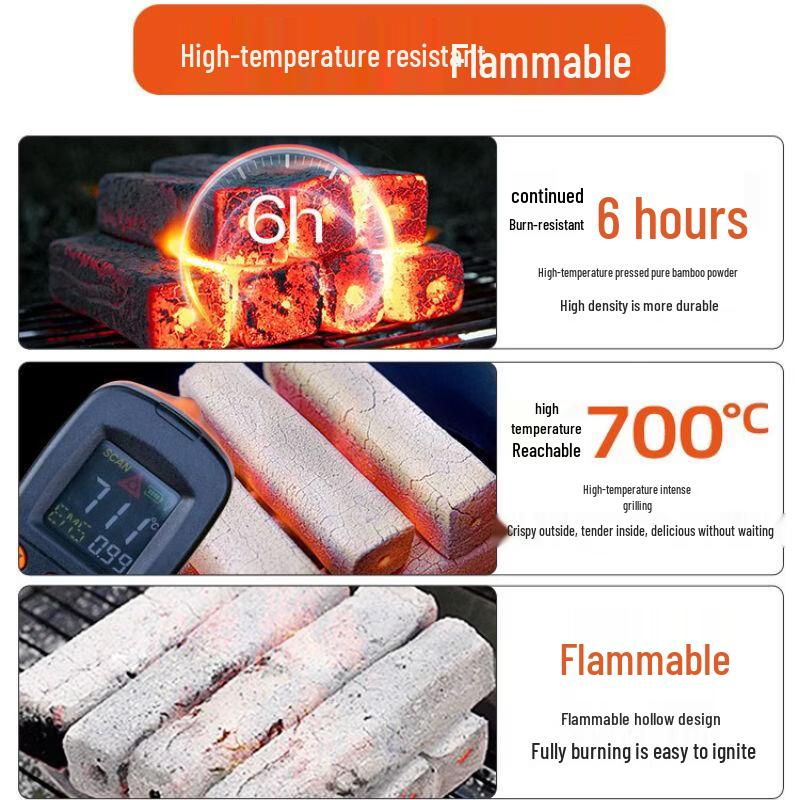 Original Man Smokeless Bamboo Charcoal for BBQ