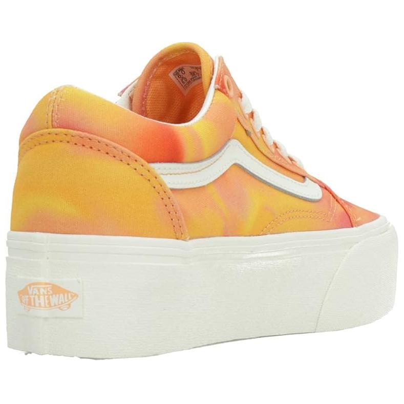 Vans Old Skool Stackform Canvas Suede Casual Low Top Skate Shoes Unisex Sneaker Pink White VN0A7Q5MORA