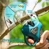 Seesii 2-in-1 33mm Brushless Electric Scissors w/4.9-9FT Telescopic Pole Cordless Pruning Garden Care for Makita 18V Battery Pin