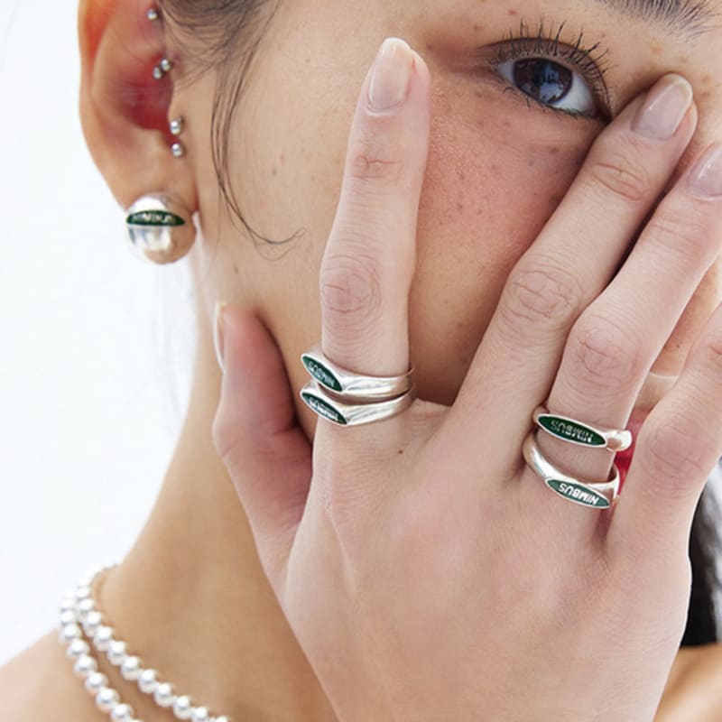 NIMBUS GREEN N TAG RING