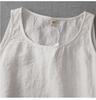 2026 Casual Plus Size Sleeveless Linen Pullover for Women