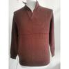 Men's V Neck Knit Pullover Sweater, Solid Color Long Sleeve Top, Fall Winter Loose Versatile Knitwear