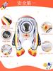 Two-Person Parent-Child Float with Foot Hole, Removable Canopy, Rocket Ship Design, Baby Float, Sunshade, for Swimming Pools, Toddlers, Kids, and