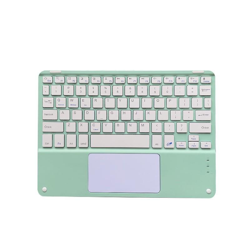 Touch Bluetooth Keyboard Magnetic for iPad Tablet Silent Wireless Rechargeable Colorful Keys