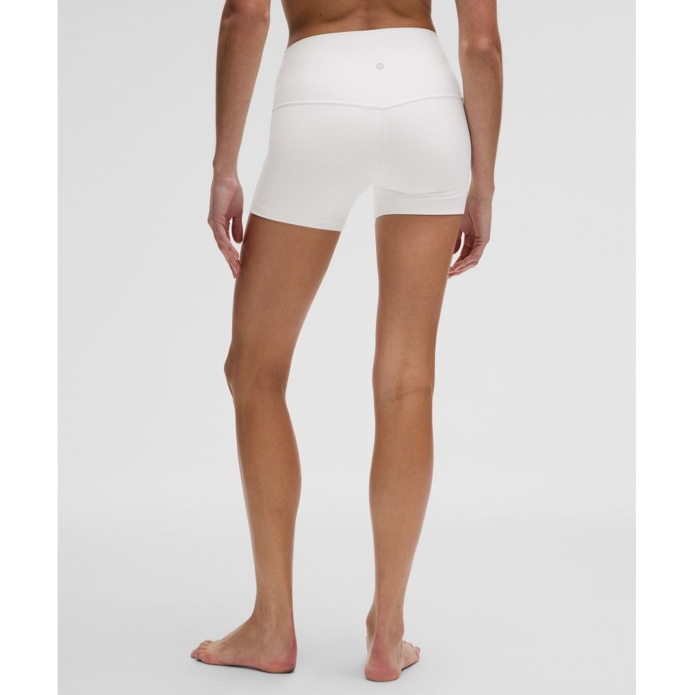 Lululemon Align  High Rise Short 4  White