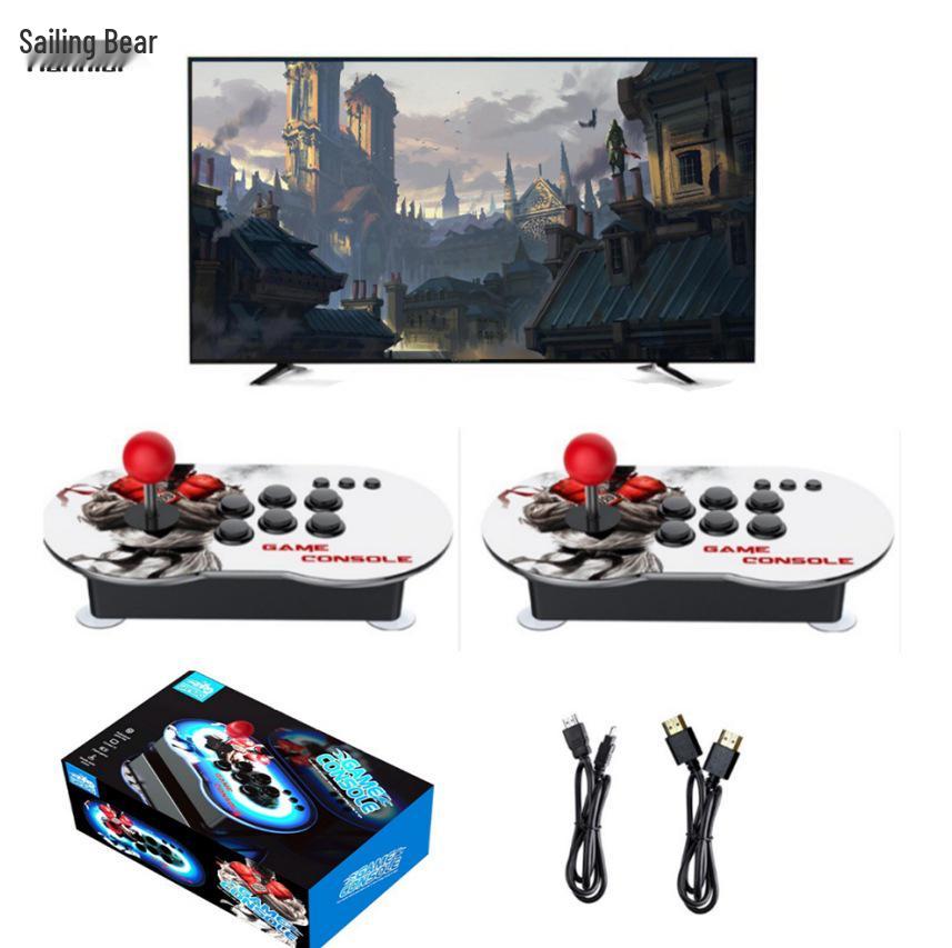 M9 Dual Controller 4K HD Game Console with Joystick & PS1 Arcade Games