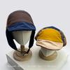 And Women Fast Drying Color Contrast Vintage Baseball Caps Sun Protection Polar Fleece-Lined Heat Retaining Outdoor Use Bomber Caps All-Match