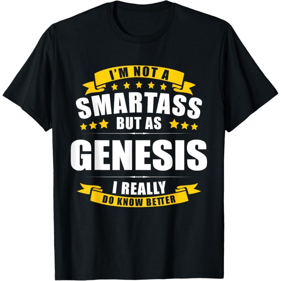 Name Genesis First Name Gifts - Funny Personalized Gift T-Shirt S