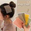 Women Wash Face Makeup Velcro Patch Hair Accessories Styling Tools 10Pcs Solid Color Bangs Magic Paste Posts Hair Sticker Clip