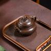 Antique-Style Purple Clay Teapot Set: Handmade Bronze Mud Imitation