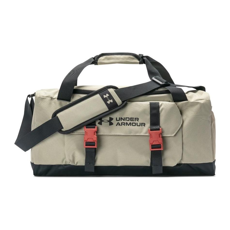 Under Armour Gametime Logo Printed Color Block Training Sports Large Capacity Polyester Tote Shoulder Crossbody Gym Travel Bag Small 1376466-289