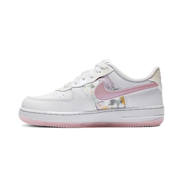 (PS) Nike Force 1 LV8 White/Pink Kids CN8543-100 EU 33.5