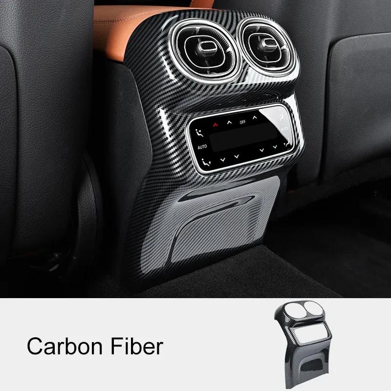 Car Rear Anti-Kick Panel Air Conditioner Outlet Vent Cover Trim For Mercedes Benz GLC Class X254 2024 Accessories