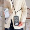 Crossbody Lanyard Matte Translucent For Magsafe Phone Case For iPhone 17 17Pro Air 16 15 14 13 12 Pro Max Wireless Charge Cover
