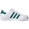 Adidas Superstar Chenille Stripes Cloud White Green Sneakers H00190