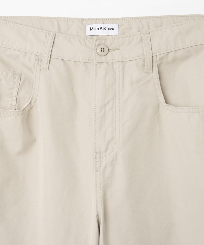 MILLO ARCHIVE Reflect Curved Chino Pants [Beige]