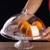 Classical European Covered Snacks Plate With Clear Lid Plastic Fruit Dessert Tray For Food Preservations And Elegant Homes Entertaining