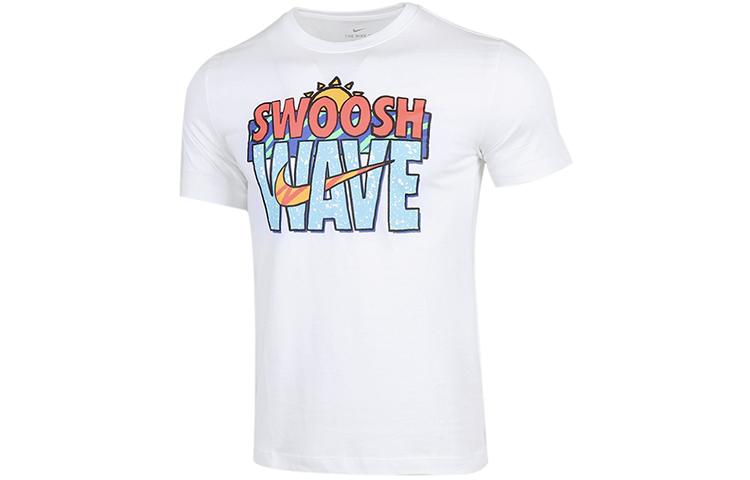 

Nike T Shirts Men s White Crew Neck Moderate Straight Fit CW0431-100 XL