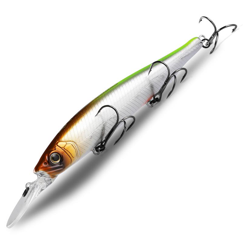 BEARKING 128mm 22.9g Depth2 - 3m Wobbler Top Fishing Lures Hard Bait Minnow Quality Hooks Fishing Accessories For Fishing Tackle