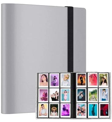 BOLSO Instax Album Case, Polaroid Storage, Large Capacity, Stylish Slim File, Instax Book (Gray, 360 Sheets)