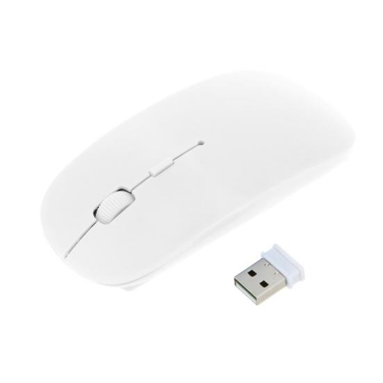 2,4G ergonomisk trådløs spillmus med USB-mottaker for bærbar PC