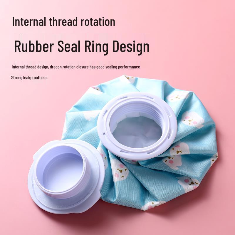 Portable Cold/Hot Compress Pack: Cartoon Fabric Ice Bag for Sprain Physiotherapy & Outdoor Use