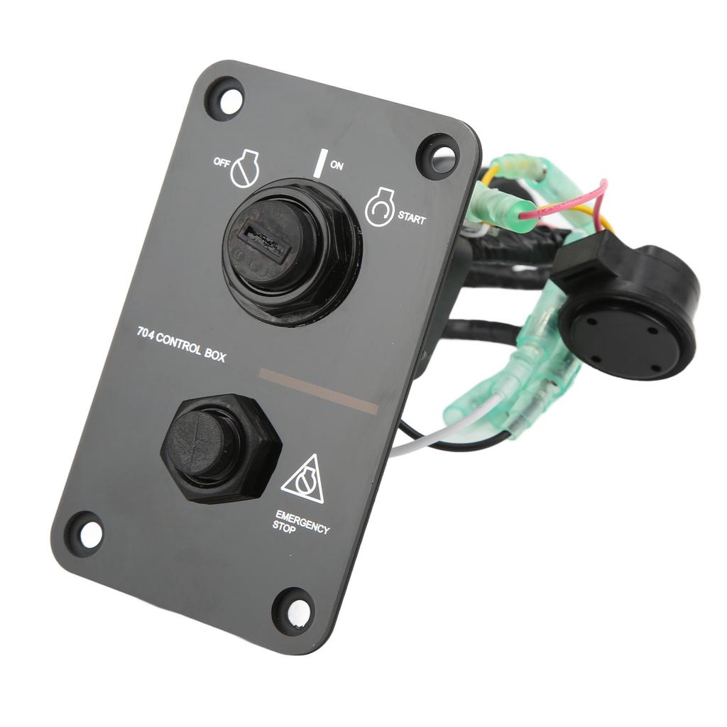 Outboard Engine Ignition Key Switch Panel Assembly 704‑82570‑08‑00 Replacement for 2 4 Stroke Motors