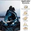 1pc Moon Skull Blanket, Lightweight Flannel Throw Blanket for Sofa, Bed, Travel, Camping, Living Room, Office, Couch070