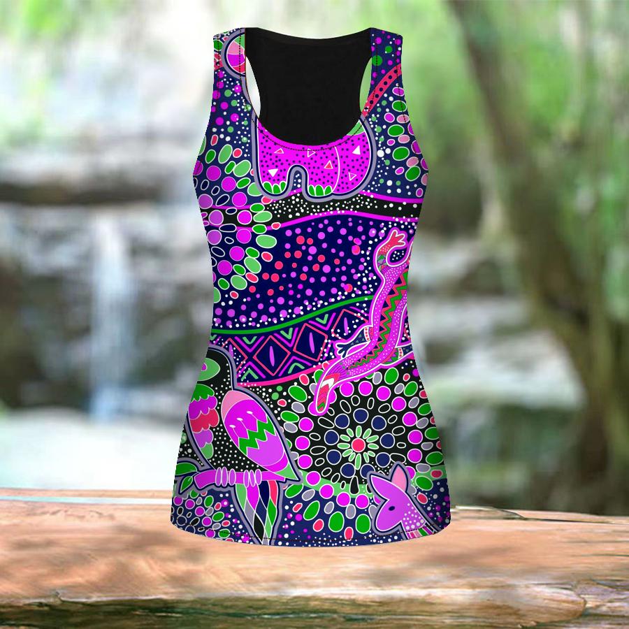 3D Blue Gecko Print Women Workout Yoga Gym Printed Summer Sport Shirts Plus Size Vests