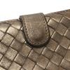 BOTTEGA VENETA Intrecciato Zip Around Wallet Folded wallet Leather Brown