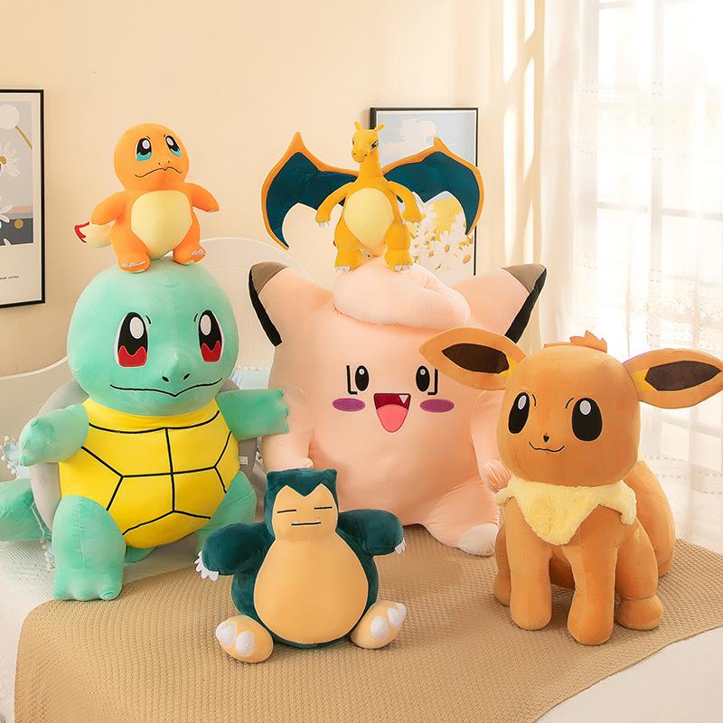 40cm Large Size Pokemon Plush Toy Snorlax Beast Cartoon Pikachu Plushies Cloth Doll Children's Giftjavascript: