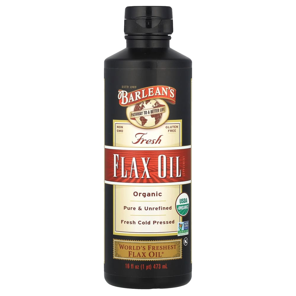 Barlean's Organic Fresh Flax Oil 473ml (16oz)