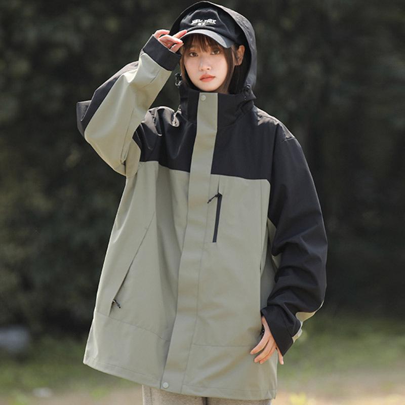 2024 Unisex Outdoor Windproof & Waterproof Jacket with Detachable Liner for Travel, Hiking, & Mountaineering