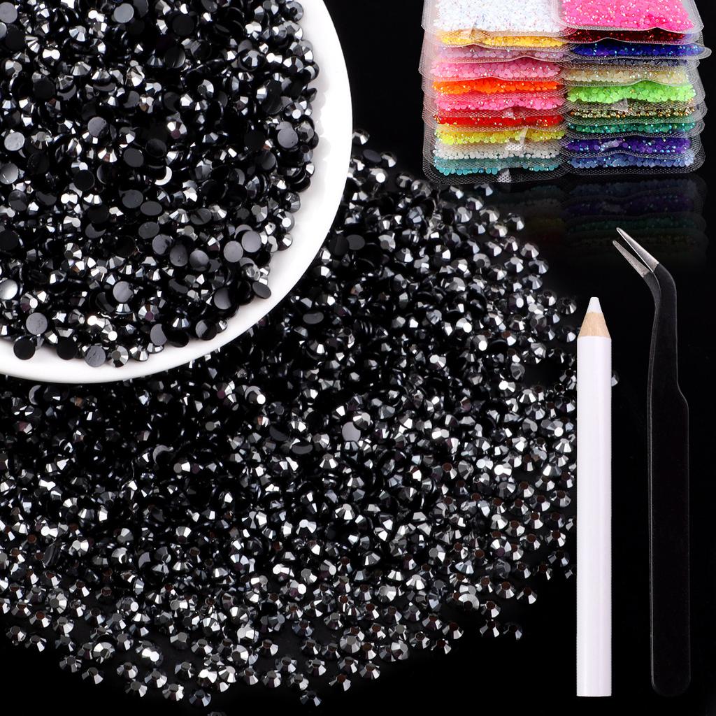 2Mm3Mm4Mm Flat Bottom Resin Drill Diy Handmade Mobile Phone Case Beauty Sticker Drill