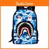 Design Backpack Shark Lightweight Material Schoolbag Students For
