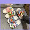 Cute And Comfy Cartoon Crab Boss Plush Slippers For Women Fall And Winter Cozy Indoor Wear