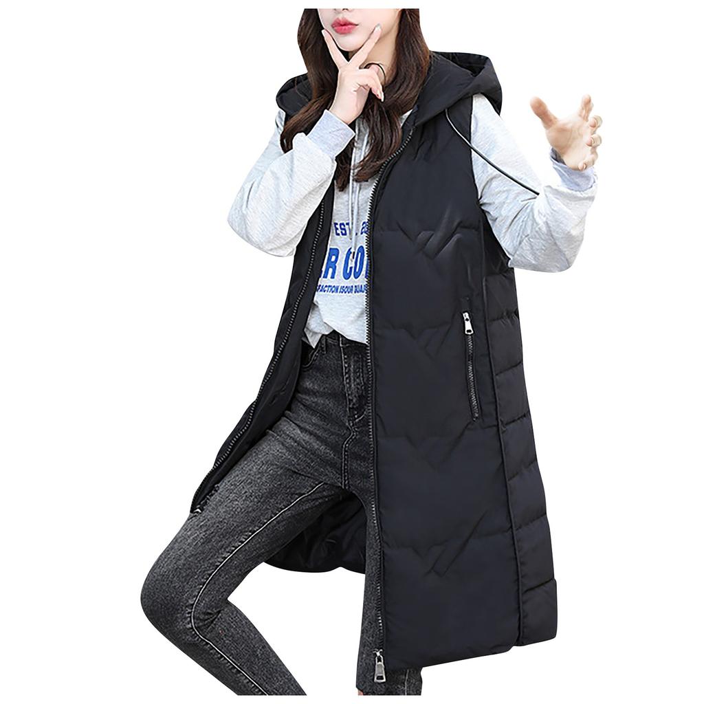 Mernfsn Women's Fashion Autumn And Winter Vest And Down Padded Jacket Tops