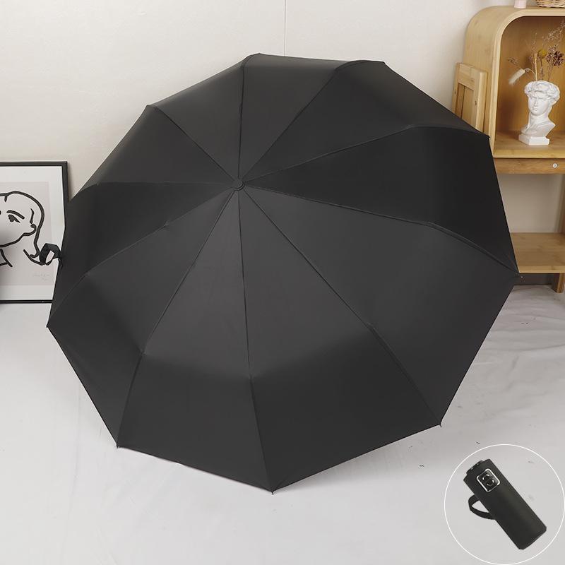 Doppelnutzungs-Sonnen- und Regenschirm - Manuell, Anti-UV, Robust, Faltbarer Sonnenschutz für Männer und Frauen