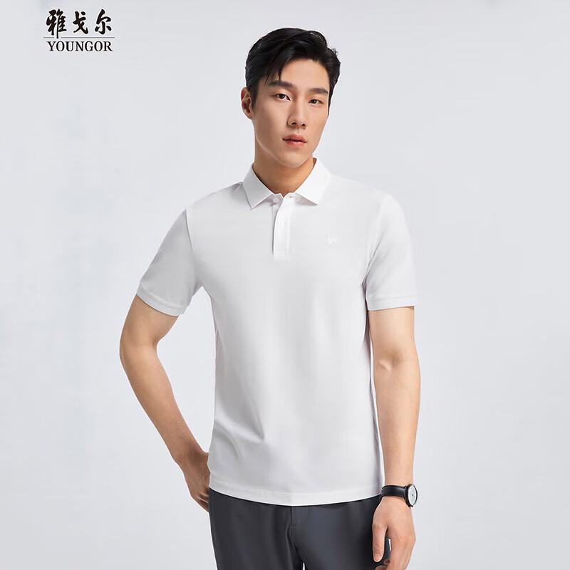 YOUNGOR Men s Classic Business Polo Shirt 3XL