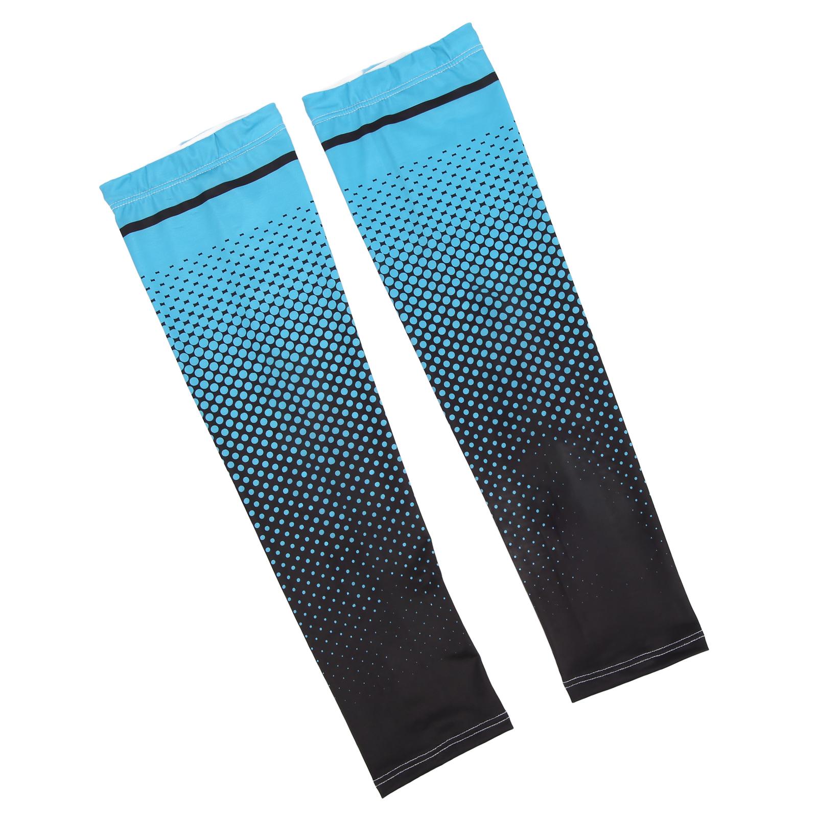 

Рукава Защита от солнца Эластичные Дышащие Прохладные Влагоотводящие Свободный размер Солнцезащитные рукава для спорта Велоспорта Путешествий светло-синий